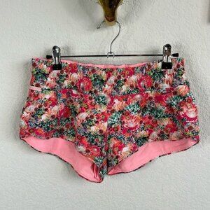 Lululemon Shanti Surf Shorts Flowabunga Floral Bleached Coral Reversible